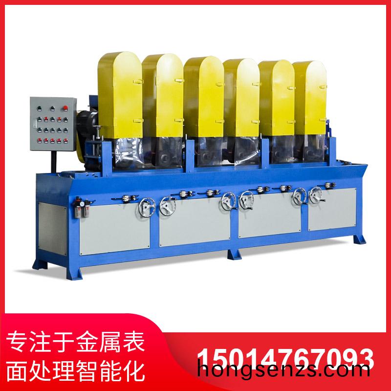 六組輸送式拉絲機